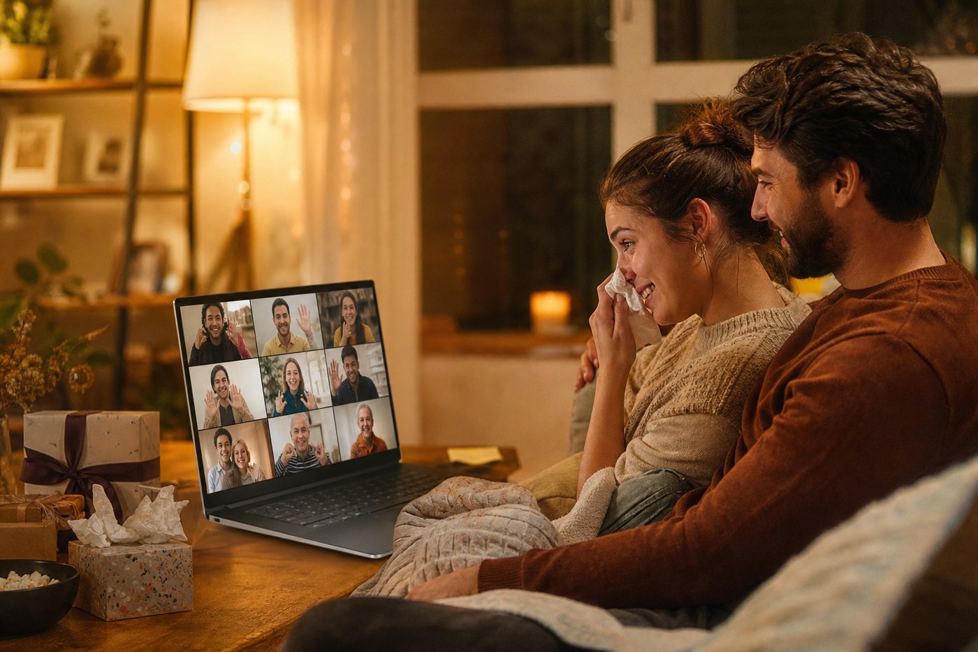 Video sorpresa di compleanno con messaggi di amici e familiari
