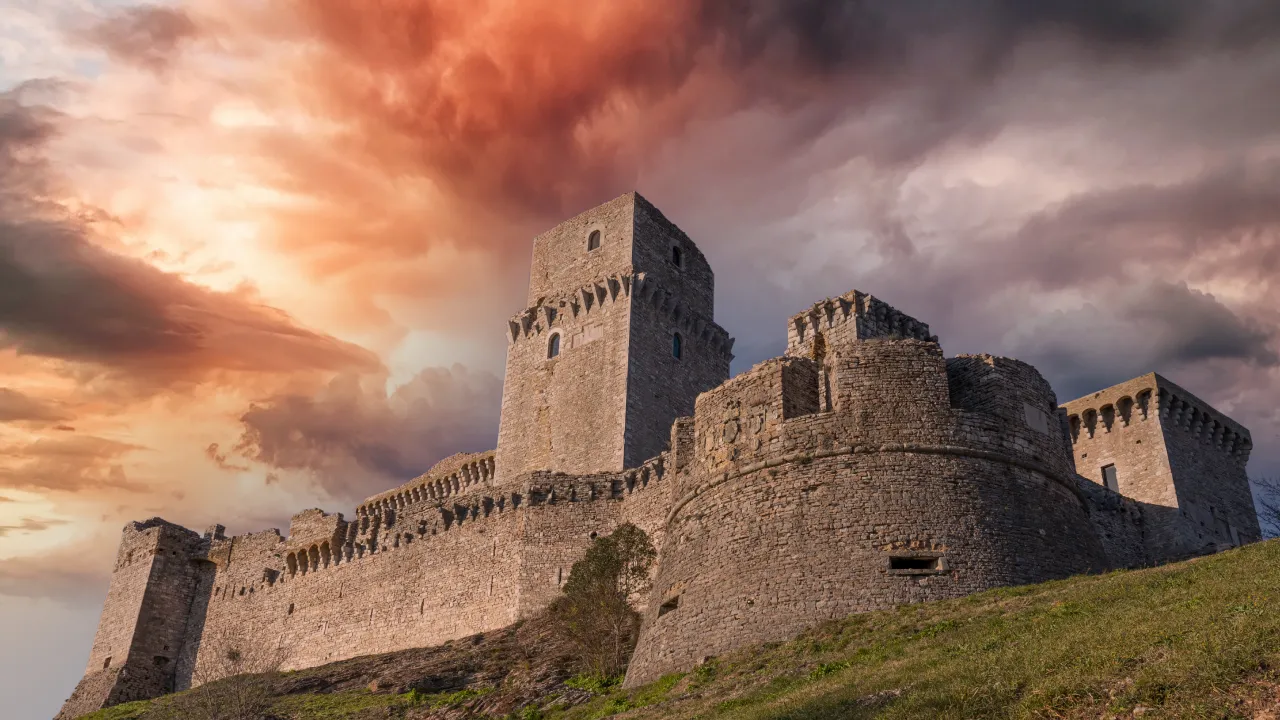 Rocca Maggiore e panorama di Assisi