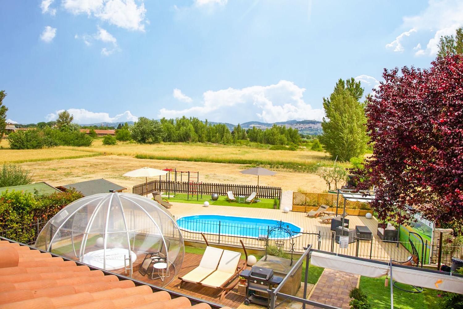 Villa Patty Assisi con piscina e panorama