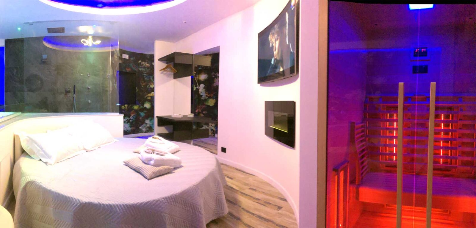 Metratura ampia per coppia Superior — SPA Suite Assisi Superior